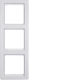 Frame 3gang, Q.1, p. white velvety