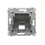 Single frame, satin, metallized
