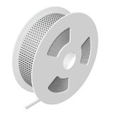 Terminal marker, 10 x 6 mm, white