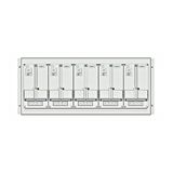 Meter box insert 1-row, 5 meter boards / 10 Modul heights