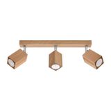 CEILING LAMP KEKE 3 OAK GU10 3X40W IP20