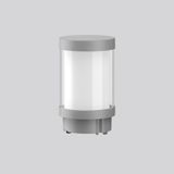 LUPALO LATERNE, 20 W, 810 lm, 830, silver, Phase-cut Bollards, D 187 H