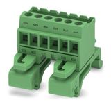 UMSTBVK 2,5/ 6-G-5,08BDQSO:6-1 - DIN rail connector