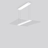 TWINDOT S square, 41 W, 4800 lm, 840, white, on/off Pendant luminaires