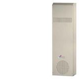 Heat exchanger air/air specific thermal power 36 W/K 230 V AC RAL7035