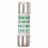 Cylindrical fuse aM type 2A 500Vac size 10x38