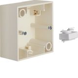 Surface-mtd housing 1gang, S.1, white glossy