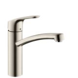 Focus 160 kitchen mixer, stainless steel