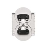 DATA single socket outlet with socket access element, (Mechanism), 16A, 250V, Screw