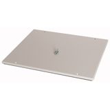 XLST5653 Bottom-/top plate, closed, for WxD = 650 x 300mm, IP55, grey