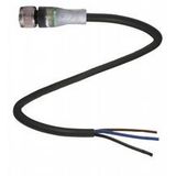 Female cordset V1-G-E2-BK5M-PUR-U