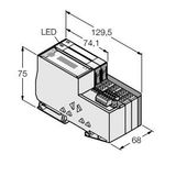 Economy Set for Simple I/O Communication via DeviceNet™ in IP20   TI-BL20-E-DN-S-4