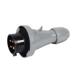 STRAIGHT PLUG 32A 3P+T 440V 3H IP67