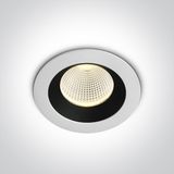 WHITE/BLACK LED 3W WW 350mA DARK LIGHT