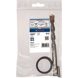 Pilot Drill Bit with Fixing Pin and Rubber Ring