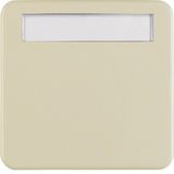 Rocker, lab. field, splash-proteced flush-mtd IP44, white glossy