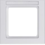 Frame 1gang, lab. field, Q.3, p. white velvety