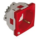 EARTH SOCKET(SKO)W/BLOCK & SIGNAL LIGHT-2M RE