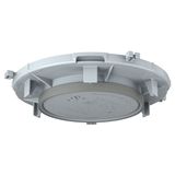 Install. housing, HaloX® 100 front part Inst. opening Ø 80 mm, facing concrete