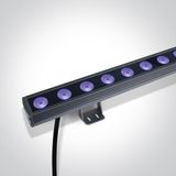 GREY 24x1,5W RGB 30deg LENS IP66 24V DIMMABLE