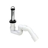 Shower trap Varioplex with chrome overflow 70x120x40/50
