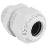 Cable gland Progress synth. GFK M32x1.5 grey RAL 7035 Ex e II cable Ø20.0-21.0mm