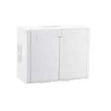 OUTLET SURFACE MOUNTED IP44 DOUBLE WHITE 6-PACK