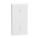 LIGHT NOW KEY COVER 1-2 1MODULE  WHITE