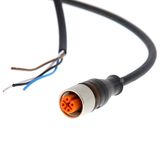 Sensor cable, M12 straight socket (female), 4-poles, PUR cable, 5 m AA018071C