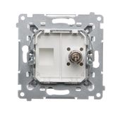 Cable input, white