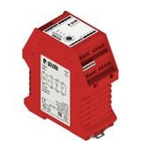 Safety module 1NO+2NC, delayed at energizing