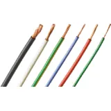 PVC-switching strand, highly flexible, Cableline, 2.5 mm², 651 x 0.07 mm, green/yellow, outer Ø 3.6 mm, 60.7012-10020