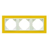 TRIPLE FRAME YELLOW/ICE