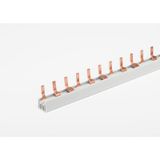 Phase busbar (Terminals), 63, Number of poles: 15, Insulated: , 10