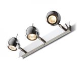GLOSSY III chrome 230V LED GU10 3x8W