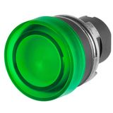 Push-button Ø 32, projecting, illuminated, green