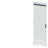 Door, IP40, W: 800 mm, rotary handle for profile semicylinder