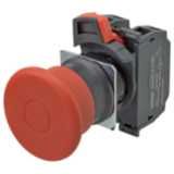 Emergency stop switch, Push-in, non-illuminated, 40 mm dia, push-lock/ A22E0052G