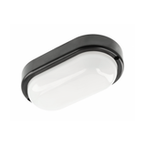 LED luminaire KODO, 8 W, 720 lm, AC175-260V, 4000K, PF>0.5, Ra≥80, IP54, IK08, oval, black