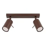 Ceiling lamp RING 2 brown