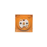 Double surface mounted box, black matt
