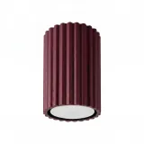 Ceiling lamp KARBON 10 burgundy