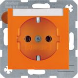 SCHUKO soc. out., S.1/B.3/B.7, orange glossy