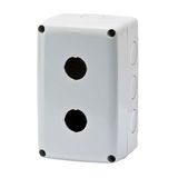 Enclosure 27 Combi 2 Gang Ø22mm IP66 Grey