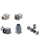 RockStar® HDC kits-Heavy-duty connectors, Kit, HA, Size: 1, Poles: 4, Screw connection, 400 V, 16 A, Aluminium, M 20