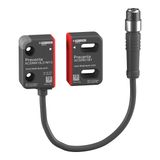 Miniature RFID safety switch, Daisy Chain + model, unique pairing, M12