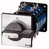 T8-3-8342/V/SVB-SW/HI11 Main switch, T8, 315 A, rear mounting, 3 contact unit(s), 6 pole, 1 N/O, 1 N/C, STOP function, With black rotary handle and locking ring, Lockable in