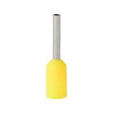 Single insulated sleeve terminal HI 0.5/8-zo yellow, Al/Cu