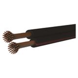 Unshielded twisted pair cable 2×0.15mm black/red, 200m