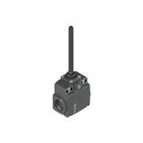 Position switch with rigid rod